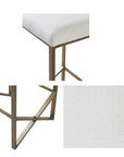 Marino Backless Upholstered Counter Stool 26"H
