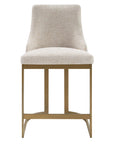 Madison Park Bryce 26"H Upholstered Counter Stool with Metal Base