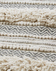 Asher Woven Texture Stripe Bath Rug