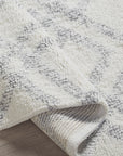 Ansel Geo Diamond Yarn Dyed 100 % Cotton Tufted Bath Rug