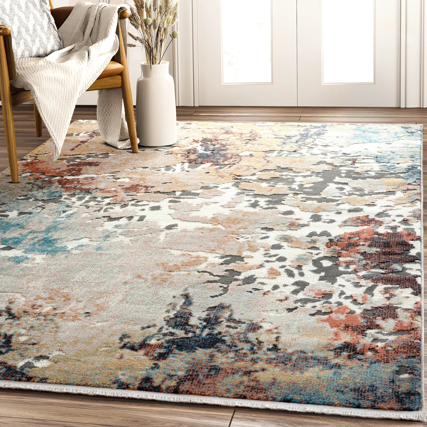 Abstract Cekerek 5&#39; 3&quot; x 7&#39; 6&quot; Area Rug