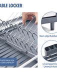 KINGRACK Adjustable Stainless Steel Dish Rack