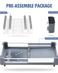 KINGRACK Adjustable Stainless Steel Dish Rack