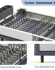 KINGRACK Adjustable Stainless Steel Dish Rack