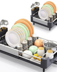 KINGRACK Adjustable Stainless Steel Dish Rack