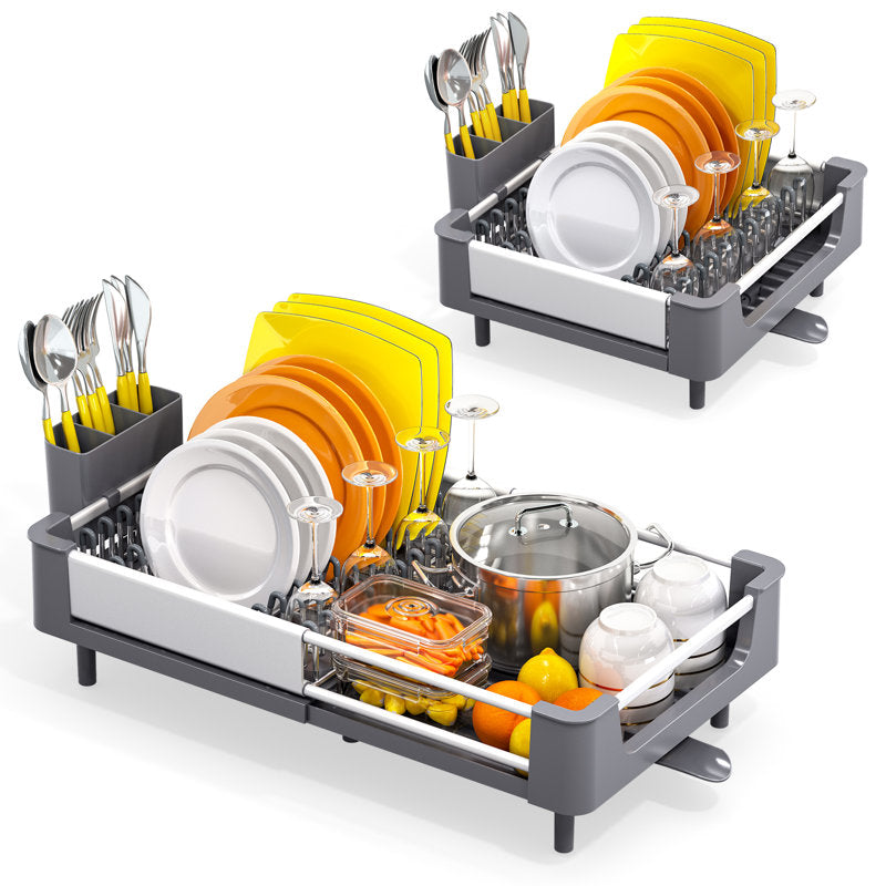 KINGRACK Adjustable Stainless Steel Dish Rack