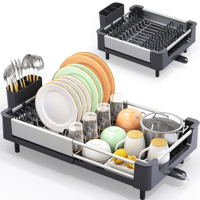 KINGRACK Adjustable Stainless Steel Dish Rack