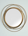 Mercury Row Ansley Round Metal Modern Wall Mirror - alternate angle