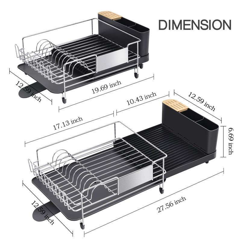 Crestone Expandable Stainless Steel Dish Rack