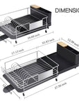 Crestone Expandable Stainless Steel Dish Rack