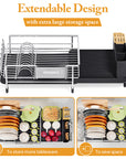 Crestone Expandable Stainless Steel Dish Rack
