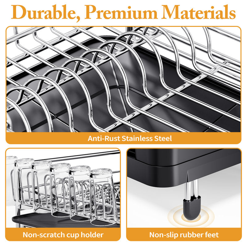 Crestone Expandable Stainless Steel Dish Rack