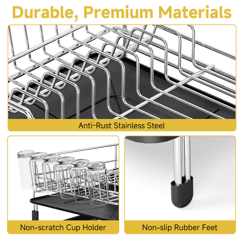 Crestone Expandable Stainless Steel Dish Rack