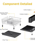 Crestone Expandable Stainless Steel Dish Rack
