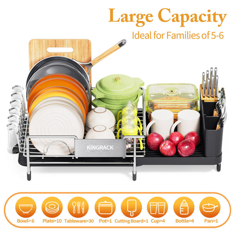 Crestone Expandable Stainless Steel Dish Rack