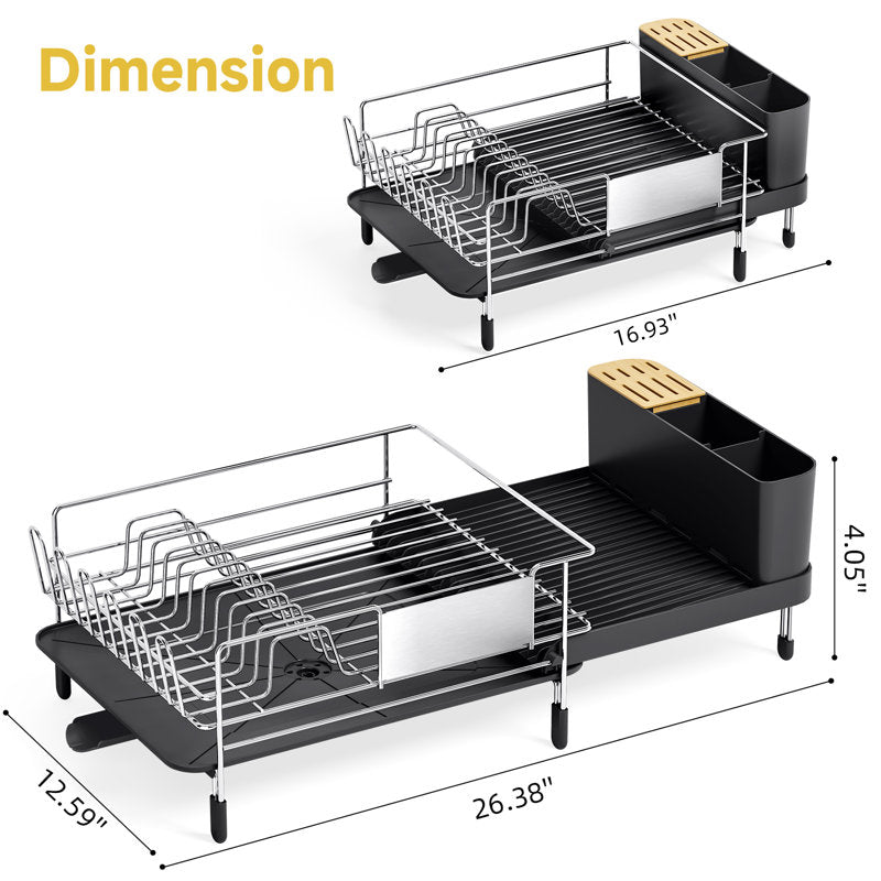 Crestone Expandable Stainless Steel Dish Rack