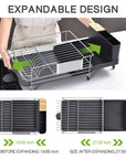 Crestone Expandable Stainless Steel Dish Rack