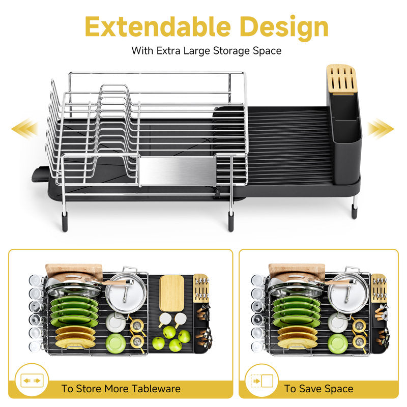 Crestone Expandable Stainless Steel Dish Rack