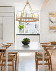 Sand & Stable Hendon 12-Light Farmhouse Wagon Wheel Chandelier