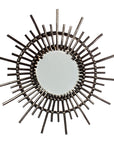 Round Mirror Vintage Sunburst