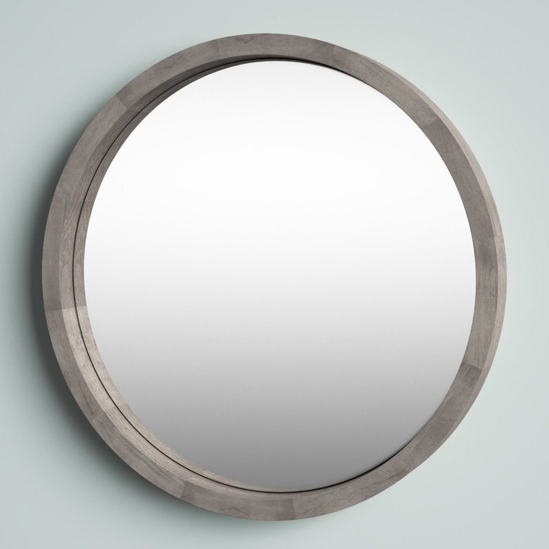 Mercury Row Loftis Solid Wood Mirror - styled interior