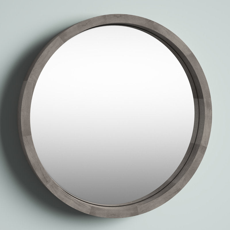 Mercury Row Loftis Solid Wood Mirror - room setting