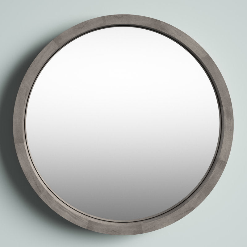 Mercury Row Loftis Solid Wood Mirror - wall display