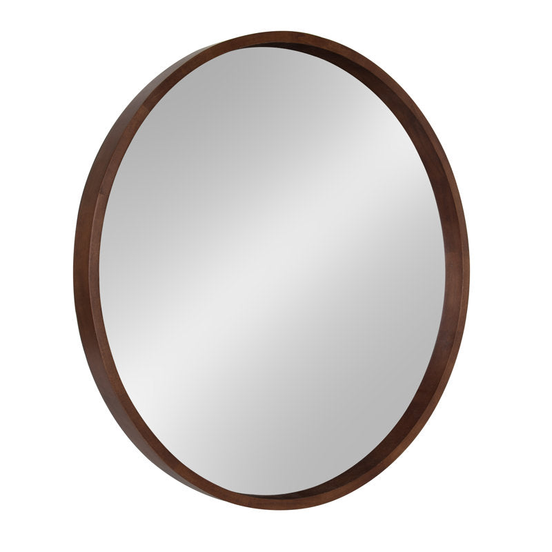 Mercury Row Loftis Mirror - Walnut Brown