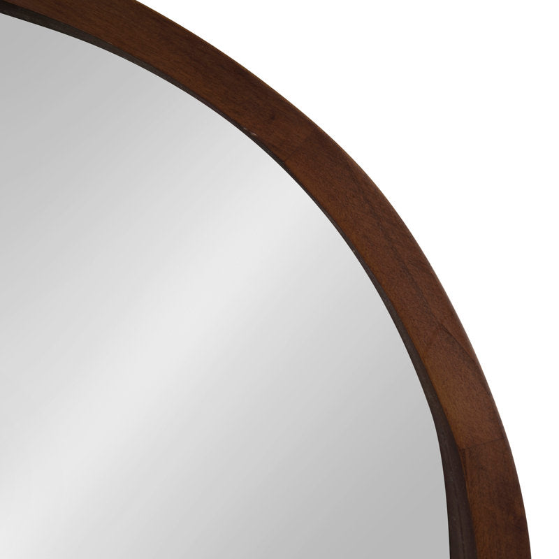Mercury Row Loftis Mirror - Walnut Brown