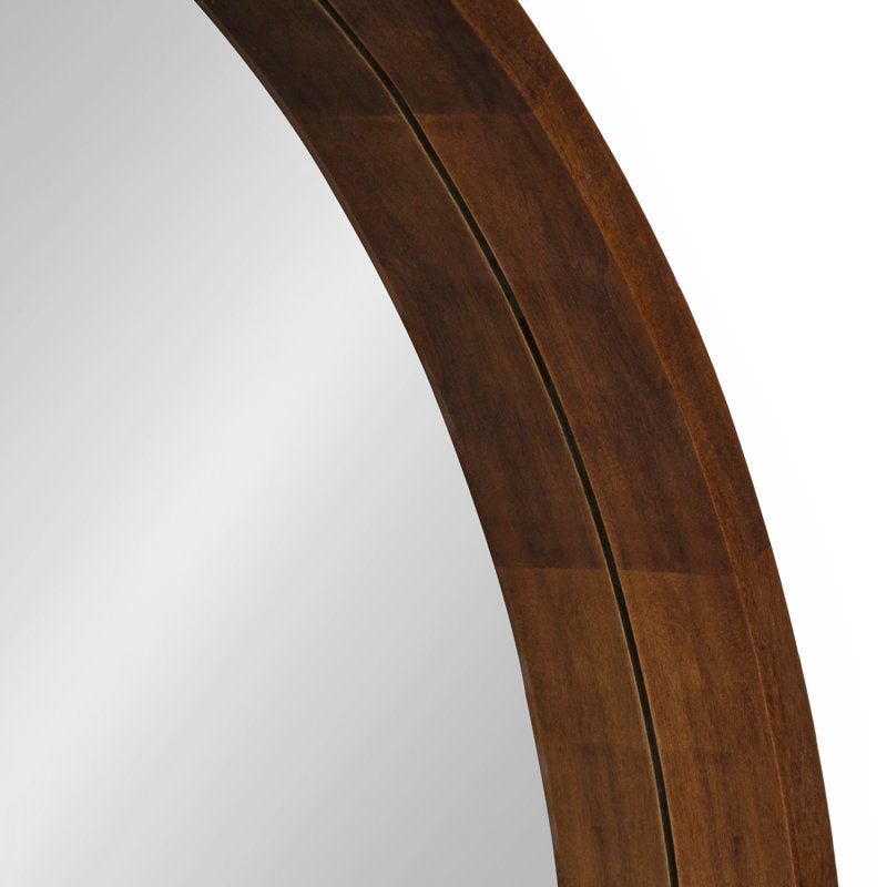Mercury Row Loftis Mirror - Walnut Brown