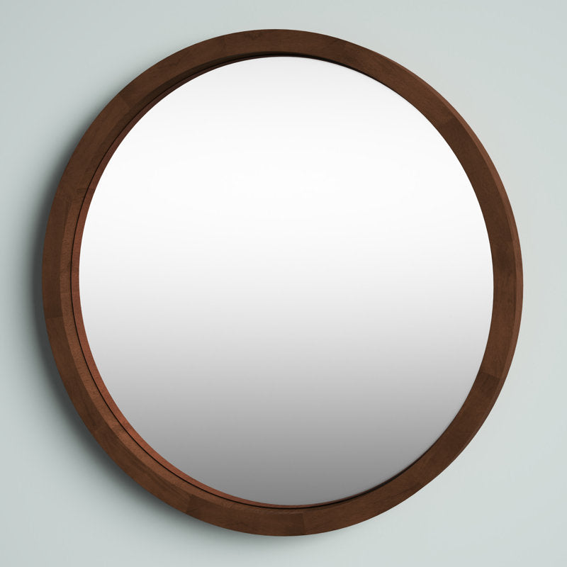 Mercury Row Loftis Mirror - Walnut Brown