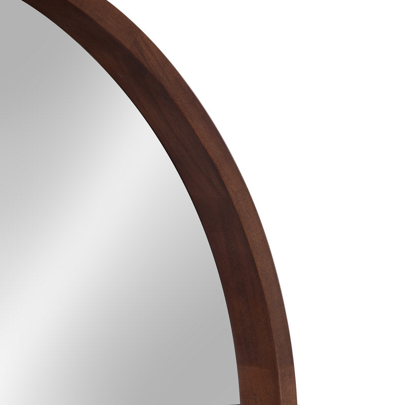 Mercury Row Loftis Mirror - Walnut Brown