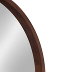 Mercury Row Loftis Mirror - Walnut Brown