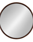Mercury Row Loftis Mirror - Walnut Brown
