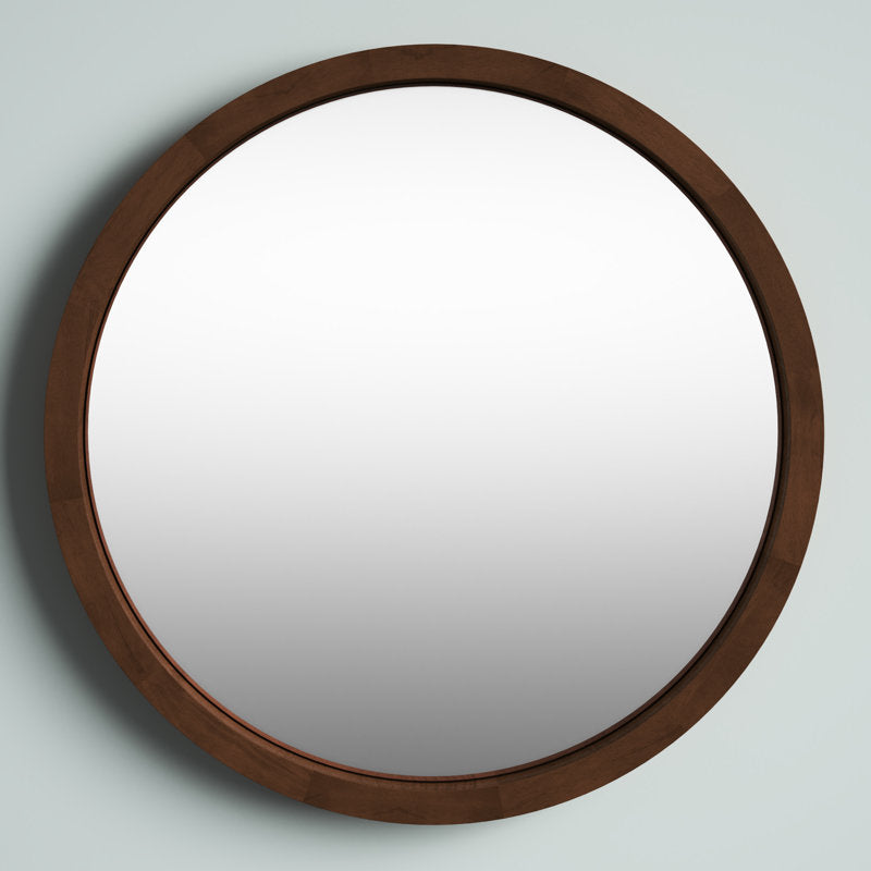 Mercury Row Loftis Mirror - Walnut Brown