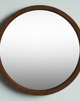 Mercury Row Loftis Mirror - Walnut Brown