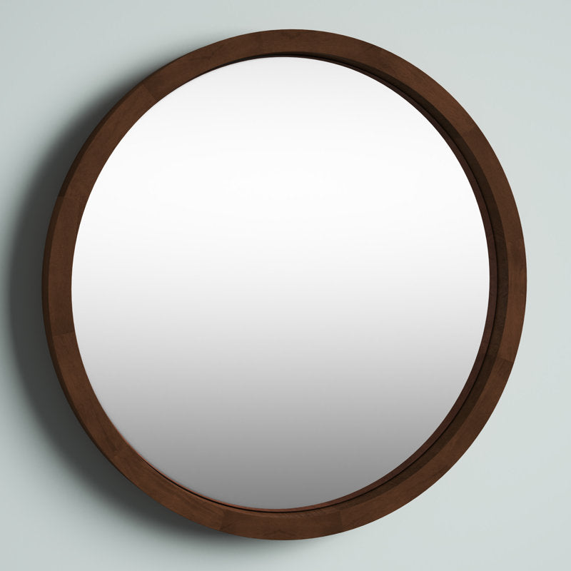 Mercury Row Loftis Mirror - Walnut Brown