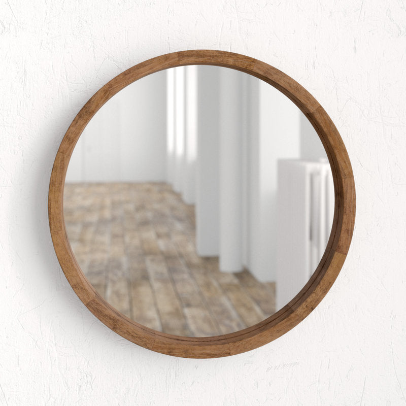 Mercury Row Loftis Mirror - Rustic Brown