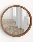 Mercury Row Loftis Mirror - Rustic Brown
