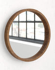 Mercury Row Loftis Mirror - Rustic Brown