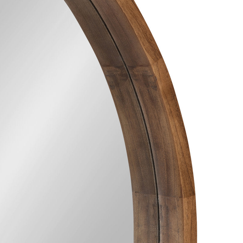 Mercury Row Loftis Mirror - Rustic Brown