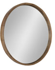 Mercury Row Loftis Mirror - Rustic Brown