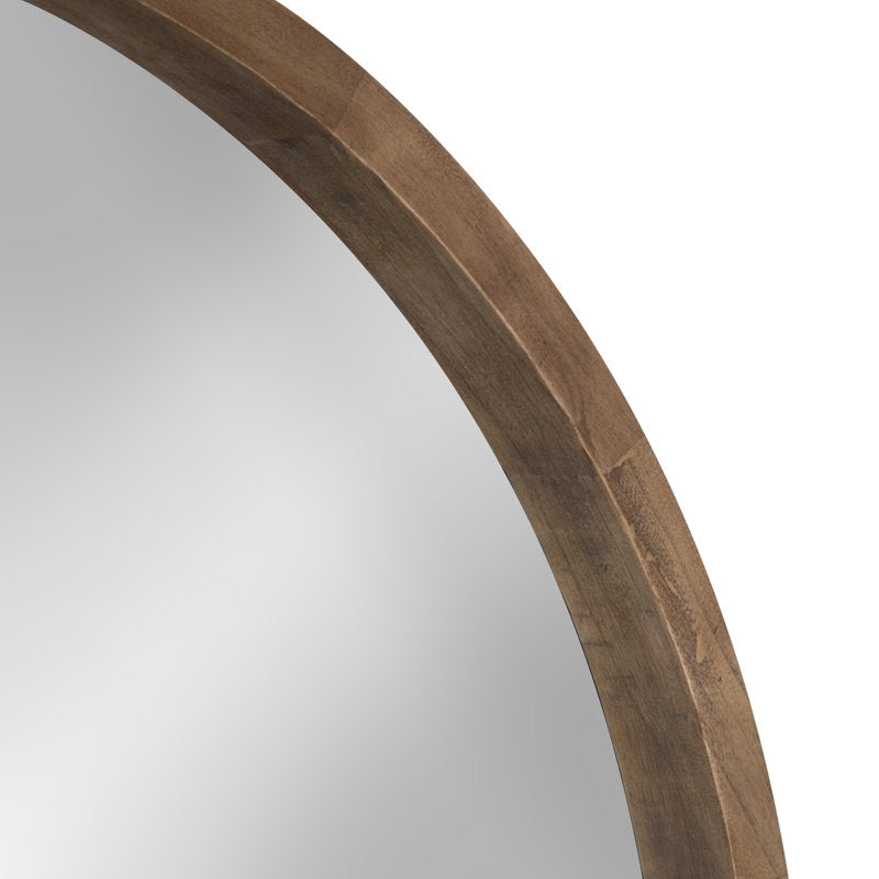 Mercury Row Loftis Mirror - Rustic Brown