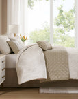 Madison Park Nocturne Comforter Set — Champagne, pillow detail