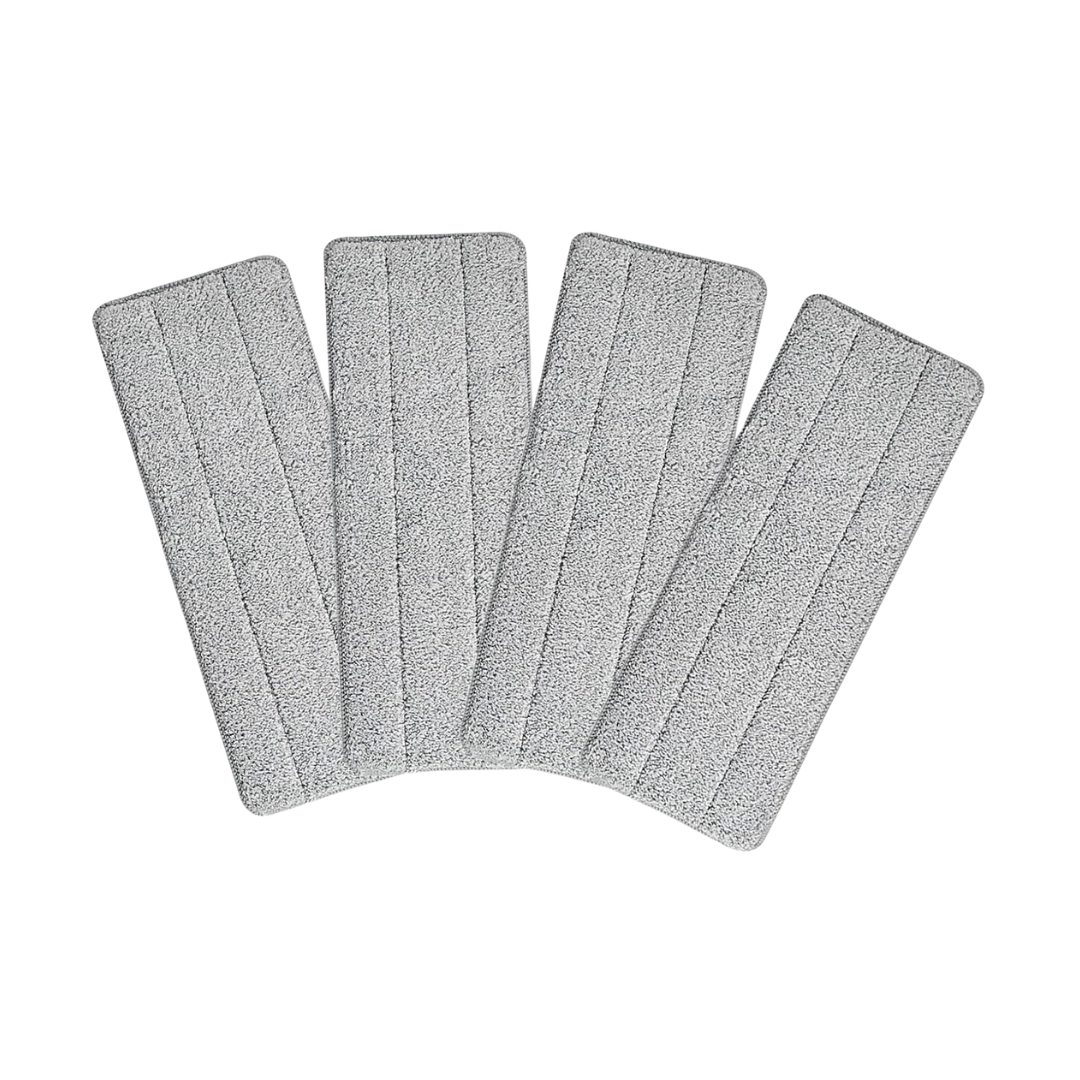 Micro Fiber Mop Replacement Pad 4 Pc Set