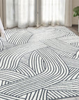 White & Grey Area Rugs