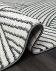 White & Grey Area Rugs