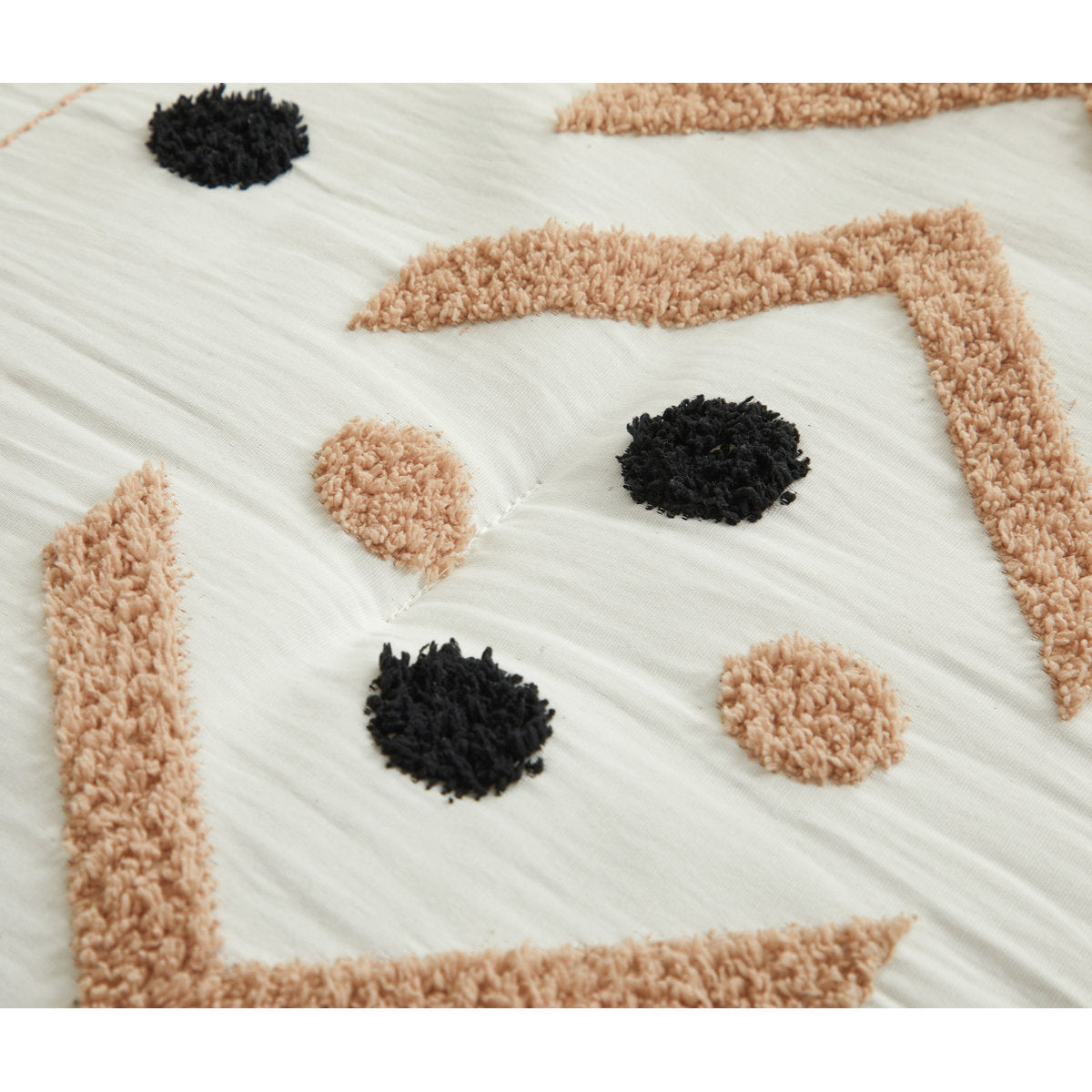 Olga 7-Piece Embroidered Comforter Set - Taupe