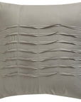 Olga 7-Piece Embroidered Comforter Set - Taupe