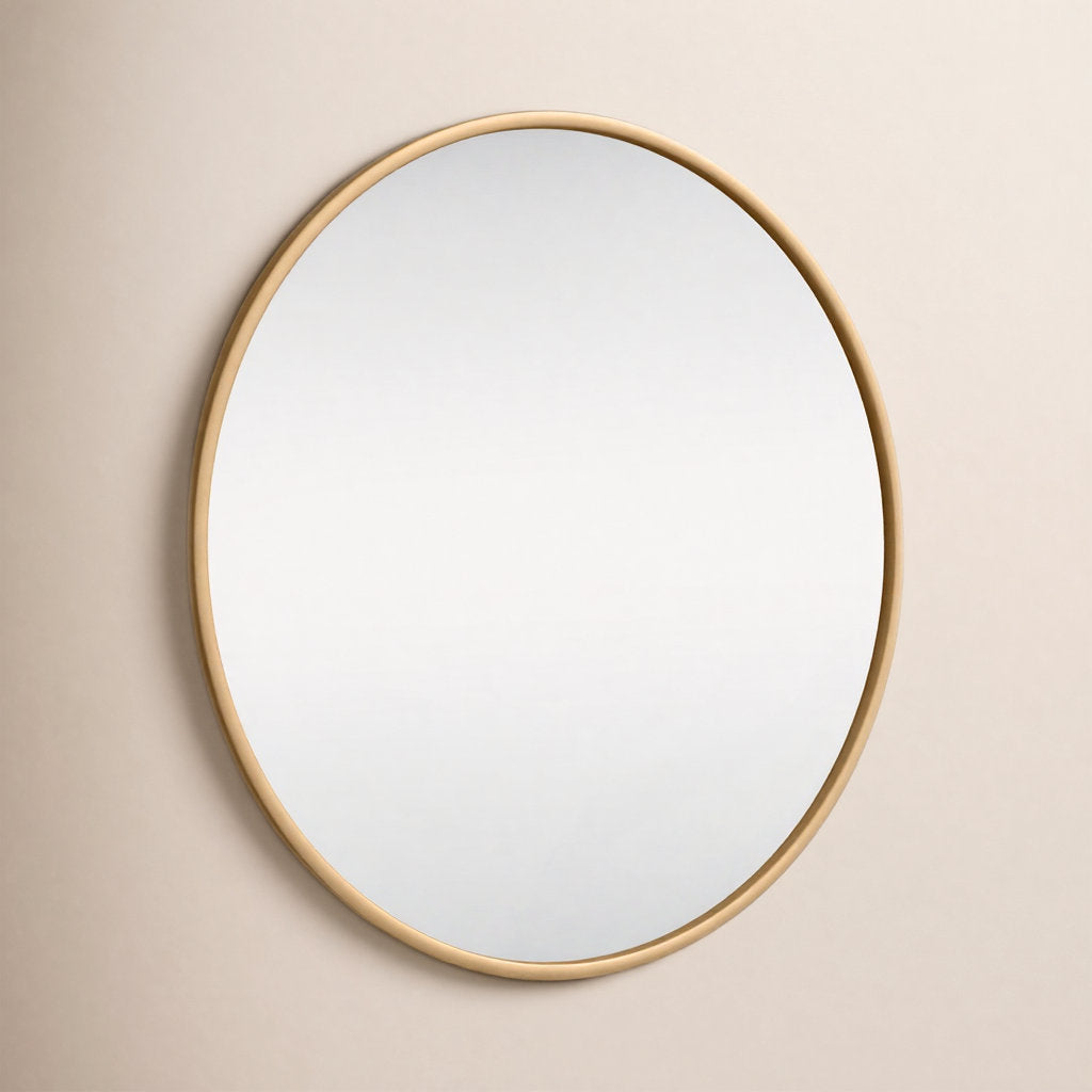 Sabine Metal Round Wall Mirror